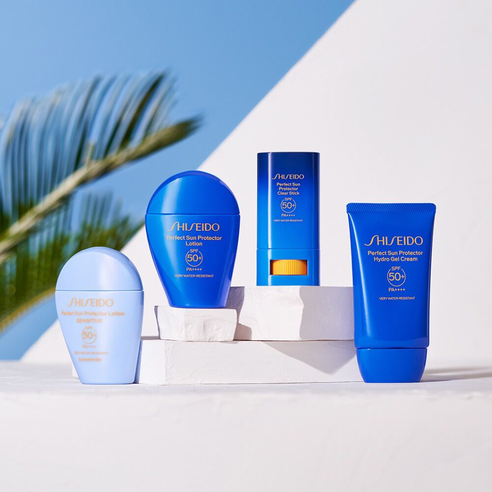 日焼け止め SHISEIDO Perfect Sun Protector Lotion Shiseido Perfect Sun Protector Lotion Sensitive – Everglow