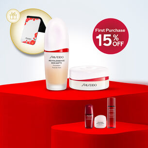 REVITALESSENCE SKIN MATTE foundation & Loose Setting Powder (Smoothing Matte) Set (Worth $1,310), Opal 130