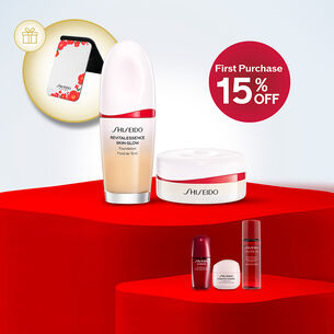 REVITALESSENCE SKIN GLOW Foundation & Loose Setting Powder (Hydrating Glow) Set (Worth HK$1,310), Alabaster 110