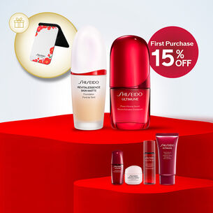 REVITALESSENCE SKIN MATTE Foundation & ULTIMUNE Power Infusing Serum Set (Worth $1,720), Opal 130